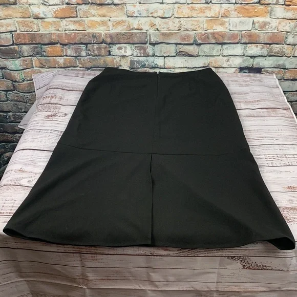 Larry Levine black stretch maxi skirt Sz 16 - Picture 2 of 11